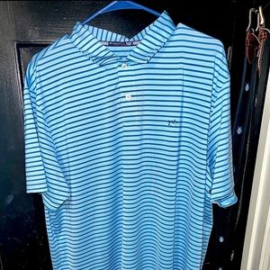 Southern Tide Brrrr Stripped Polo XL